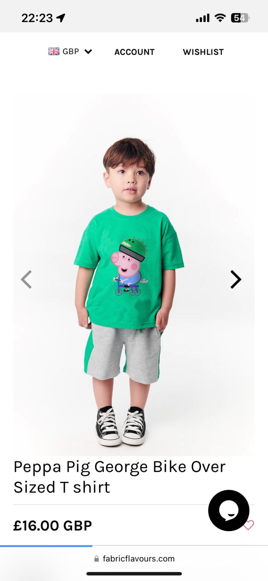 Peppa Pig George Bike Tee